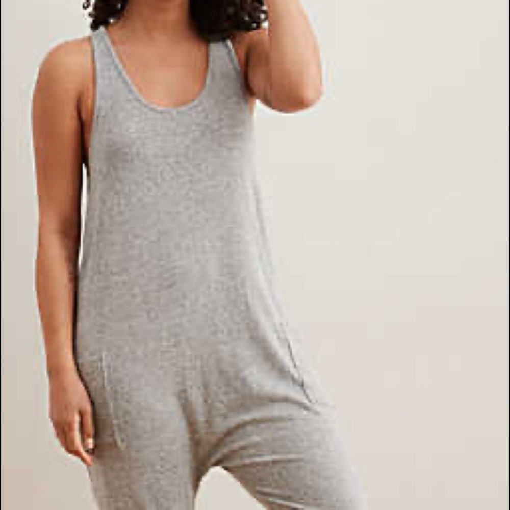 Aerie nomad jumpsuit grey xxs